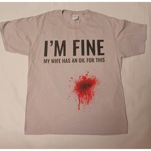 M/L Essential Oil Funny T-Shirt sz